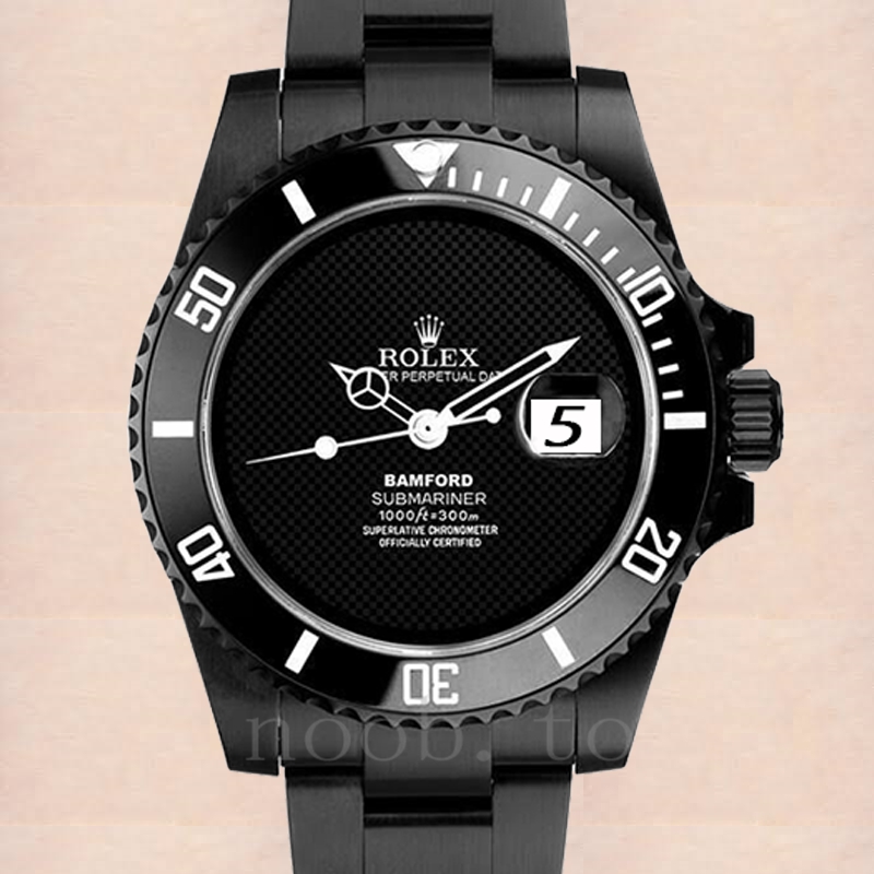 Blacked Out Bamford Rolex - Sonar Stealth 1 of only 8